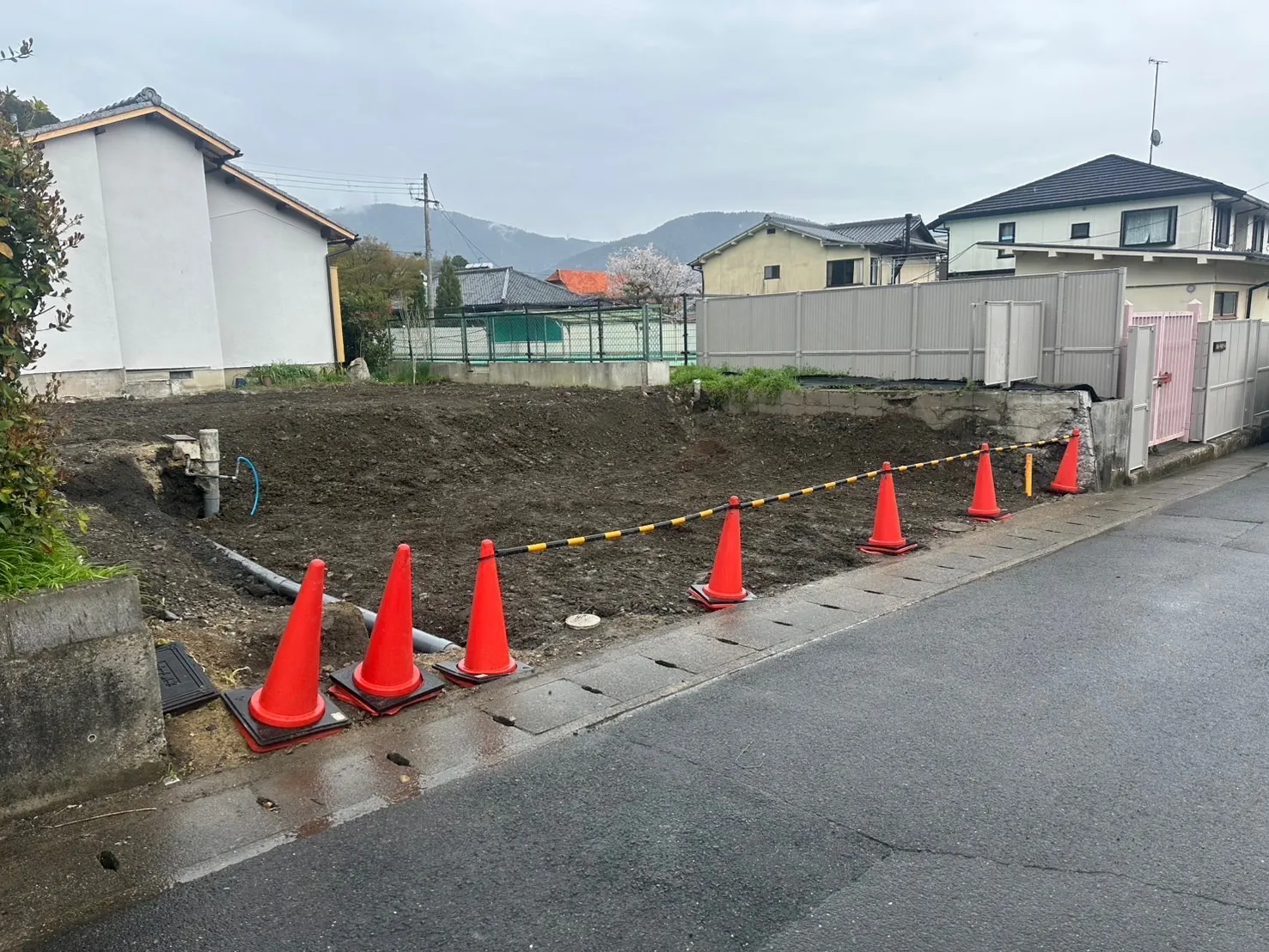 山科安朱中溝町 新規分譲地